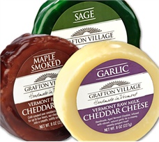 Grafton Flavored Cheddar Wheels