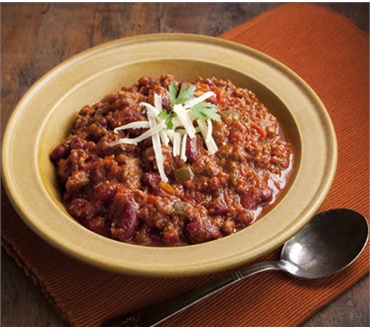 Bison Chili with Maple Syrup