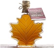 Elegant Glass Maple Leaf with Pure Vermont Grade A Amber