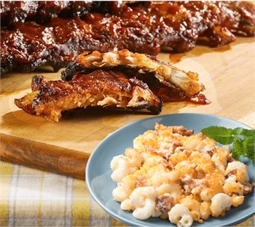 Home Comfort With Ribs and Mac & Cheese