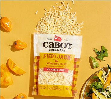 Cabot Fiery Jack Shredded Cheese