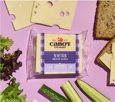 Cabot Swiss Cheese Slices