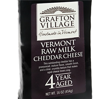 Grafton Village 1 Year Aged Vermont Raw Milk Cheddar Cheese