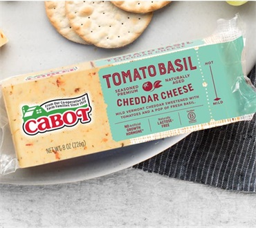 Cabot 8 Oz Tomato Basil Cheddar Cheese